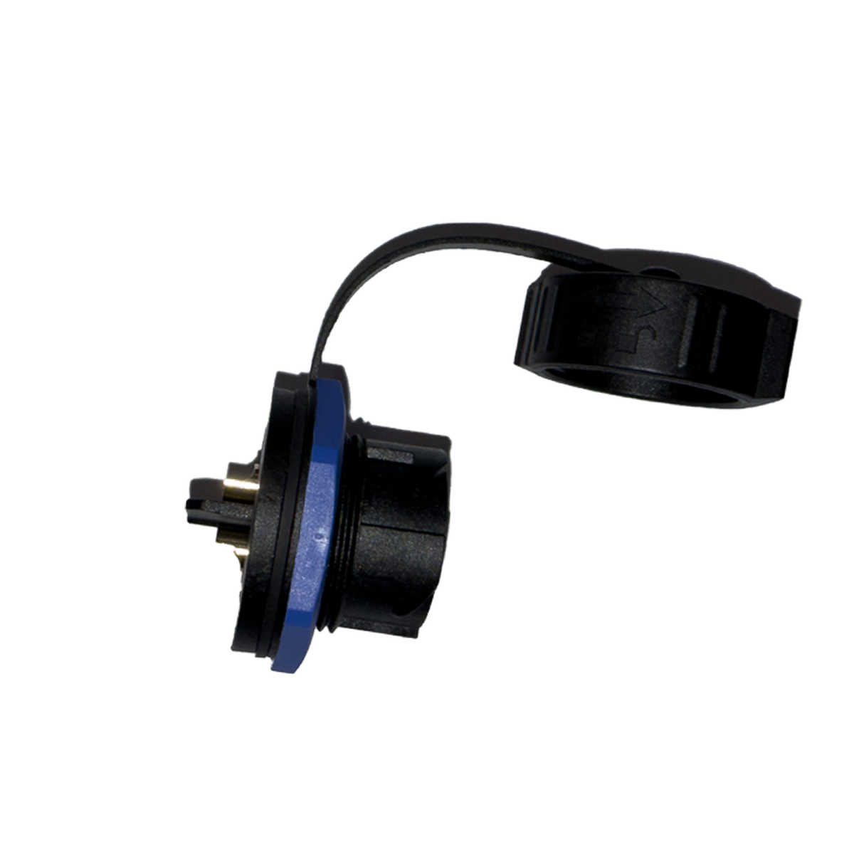 Bulkhead Mount Electric Reel Connector Boat Kit – 4 Sets | 50A IP67