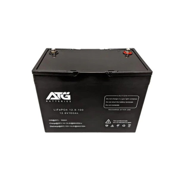 ATG Batteries 100AH 12V Lithium Iron Phosphate LiFePO4 Battery – main product image
