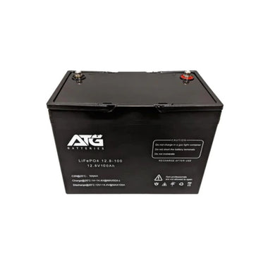 ATG Batteries 100AH 12V Lithium Iron Phosphate LiFePO4 Battery – main product image