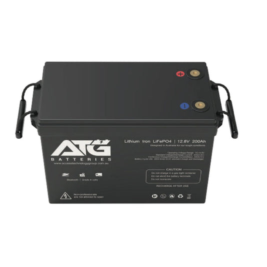 ATG 12V 200AH LifePo4 Lithium Battery w/ Bluetooth – main product image