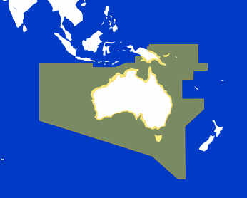 TZ MAPS Australia coverage: Australia, Tasmania, Papua New Guinea, Solomon Islands and Cocos Islands