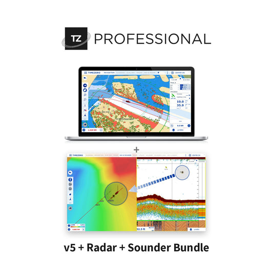TimeZero TZ Professional v5 plus Radar and Sounder Module bundle