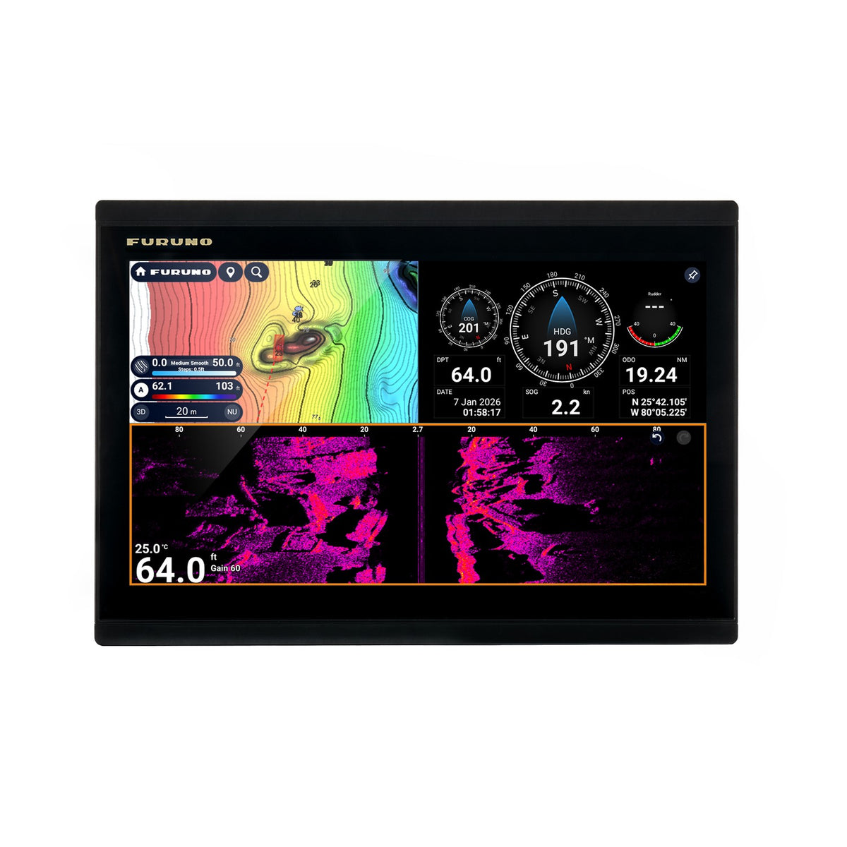 Furuno TZMAP 13" Stand-Alone MFD (TZMAP13) – main product image