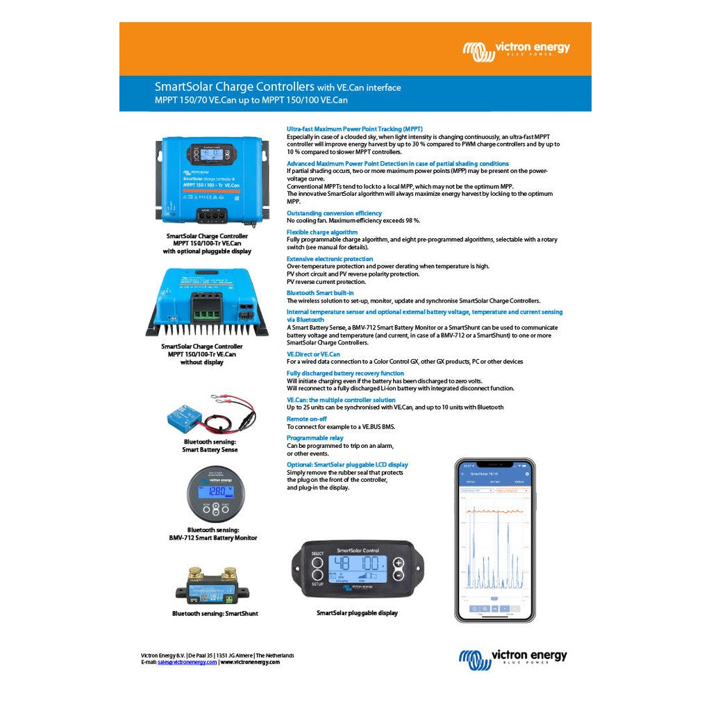 Victron Smartsolar Mppt 150/85 Tr Ve.Can – gallery view 2