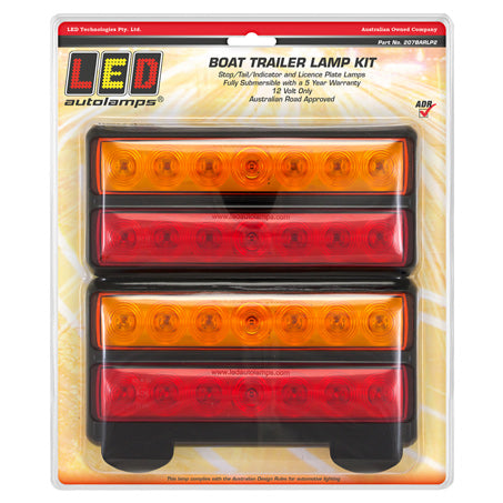 Submersible LED Trailer Light 207 Series Twin Pack