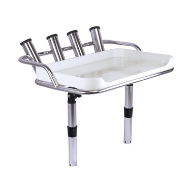 Stainless Steel with 4 Rod Holders