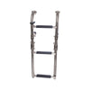 Folding Ladder Stainless Steel 3 Step