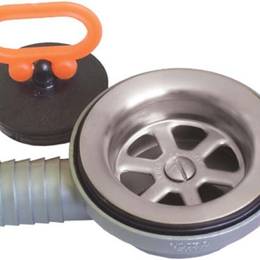 Sink Waste & Plug 90deg Outlet suits 25mm