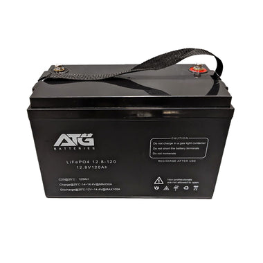 ATG Batteries 120AH 12V Lithium Iron Phosphate LiFePO4 Battery