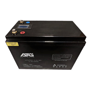 ATG Batteries 150AH 12V Lithium Iron Phosphate LiFePO4 Battery
