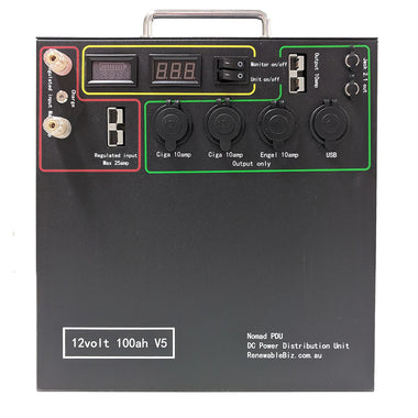 Nomad 100AH Lithium Power Distribution Unit V5