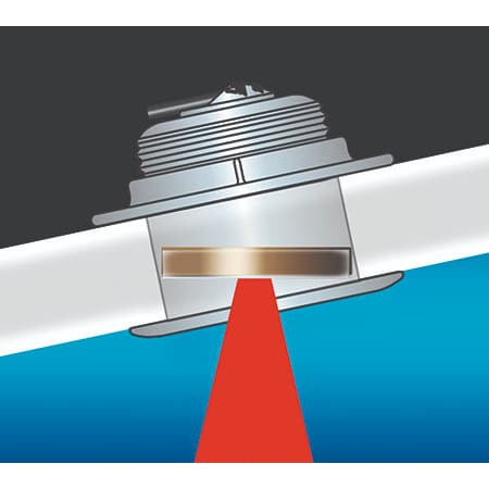 SS175H-W S/steel 1KW 150-250kHz High freq. Wide depth & temp Furuno 10 Pin Plug