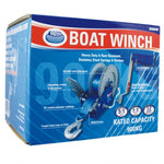 Manual Boat Trailer Winch 900kg Capacity with Magnetic Snap-on Handle